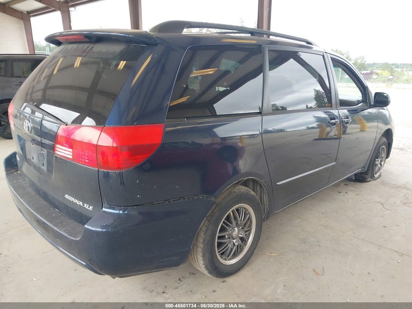 2004 Toyota Sienna VIN 5TDZA22C64S078065 IAAI salvage auction — FRONT END, Bill Of Sale (Washington), sold $400 on 2026-07-15 (photo 4)