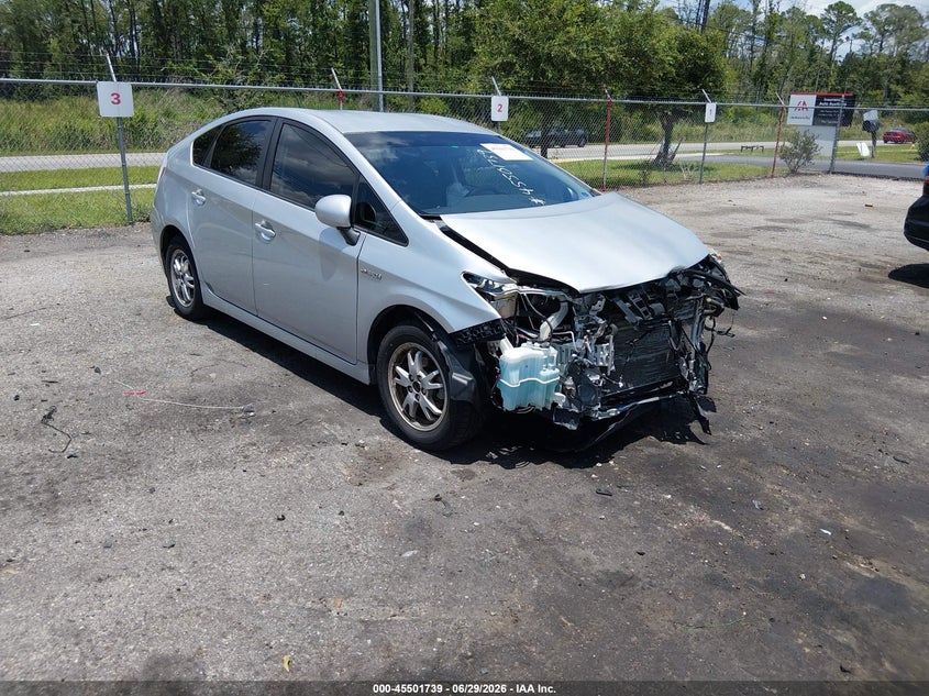 2010 Toyota Prius VIN JTDKN3DU6A5212205 IAAI salvage auction — FRONT & REAR, Rebuildable (Florida), sold $950 on 2026-07-14 (photo 1)