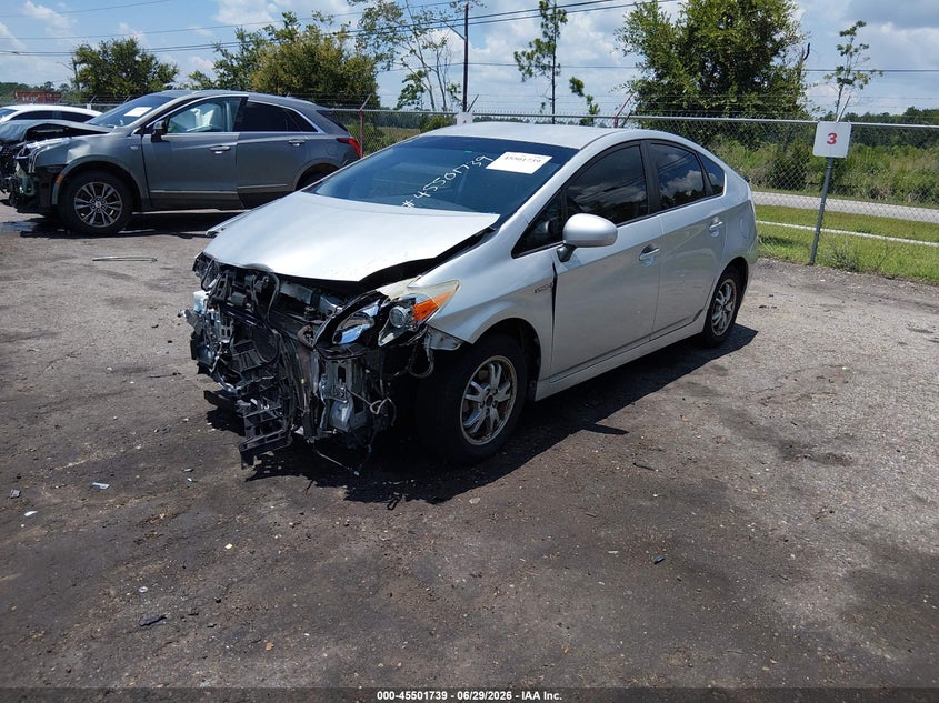 2010 Toyota Prius VIN JTDKN3DU6A5212205 IAAI salvage auction — FRONT & REAR, Rebuildable (Florida), sold $950 on 2026-07-14 (photo 2)