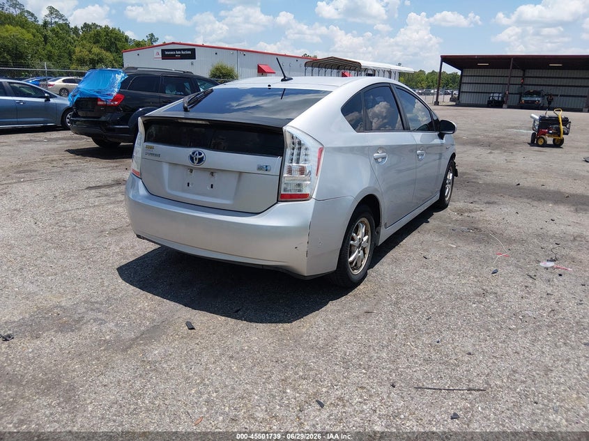 2010 Toyota Prius VIN JTDKN3DU6A5212205 IAAI salvage auction — FRONT & REAR, Rebuildable (Florida), sold $950 on 2026-07-14 (photo 4)