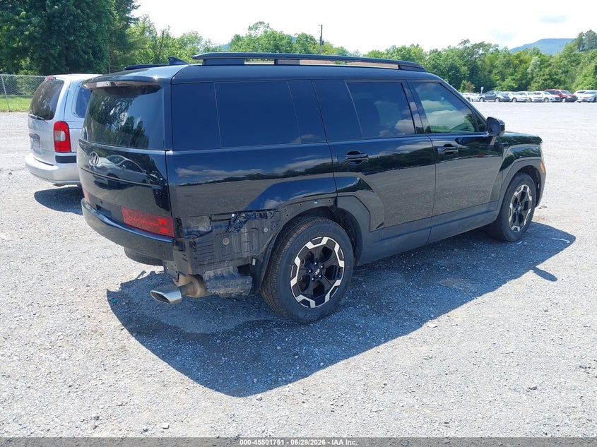2024 Hyundai Santa fe VIN 5NMP2DGL8RH002947 IAAI salvage auction — REAR END, Salvage (Virginia), sold $9,600 on 2026-07-28 (photo 4)