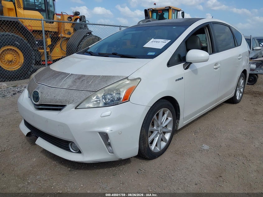 2012 Toyota Prius v VIN JTDZN3EU7C3029357 IAAI salvage auction — NORMAL WEAR, Original (Texas), sold $4,050 on 2026-07-07 (photo 2)