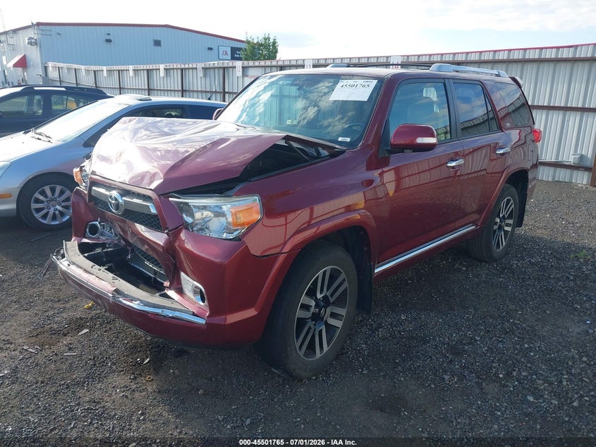 2013 Toyota 4runner VIN JTEBU5JR5D5120632 IAAI salvage auction — FRONT & REAR, Bill Of Sale (Washington), sold $5,100 on 2026-07-28 (photo 2)