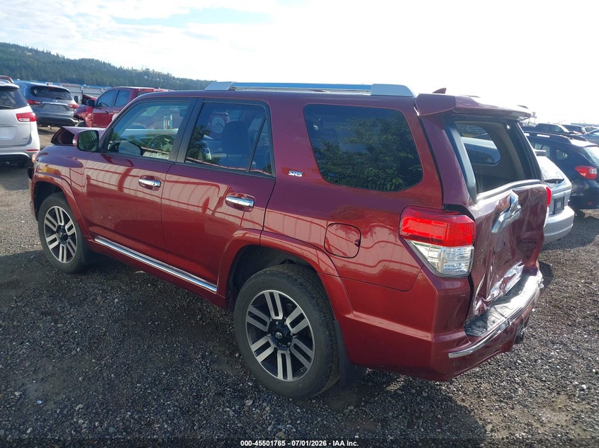 2013 Toyota 4runner VIN JTEBU5JR5D5120632 IAAI salvage auction — FRONT & REAR, Bill Of Sale (Washington), sold $5,100 on 2026-07-28 (photo 3)