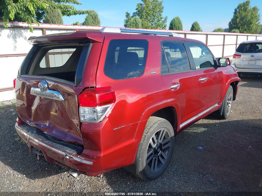 2013 Toyota 4runner VIN JTEBU5JR5D5120632 IAAI salvage auction — FRONT & REAR, Bill Of Sale (Washington), sold $5,100 on 2026-07-28 (photo 4)
