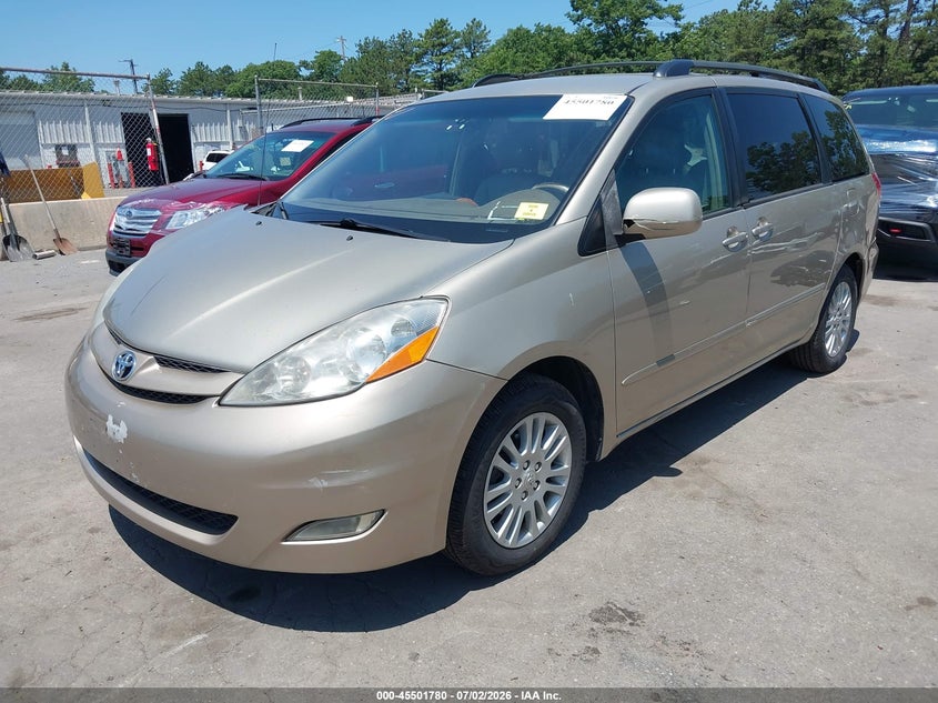 2008 Toyota Sienna VIN 5TDZK22C58S150912 IAAI salvage auction — SIDE, Mv-907A (New York), sold $675 on 2026-07-11 (photo 2)