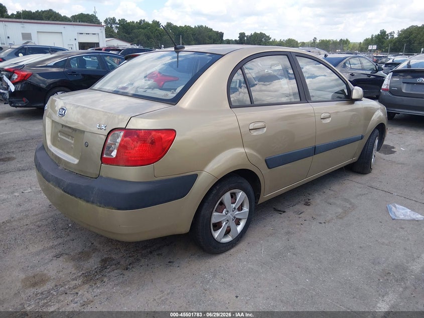 2009 Kia Rio VIN KNADE223X96500406 IAAI salvage auction — NORMAL WEAR, Clear (South Carolina), sold $500 on 2026-07-29 (photo 4)