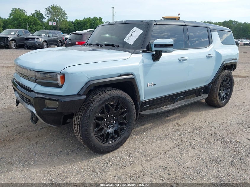 2025 Gmc Hummer ev VIN 1GKB0NDEXSU101977 IAAI salvage auction — RIGHT SIDE, Salvage Title, sold $21,600 on 2026-08-24 (photo 2)