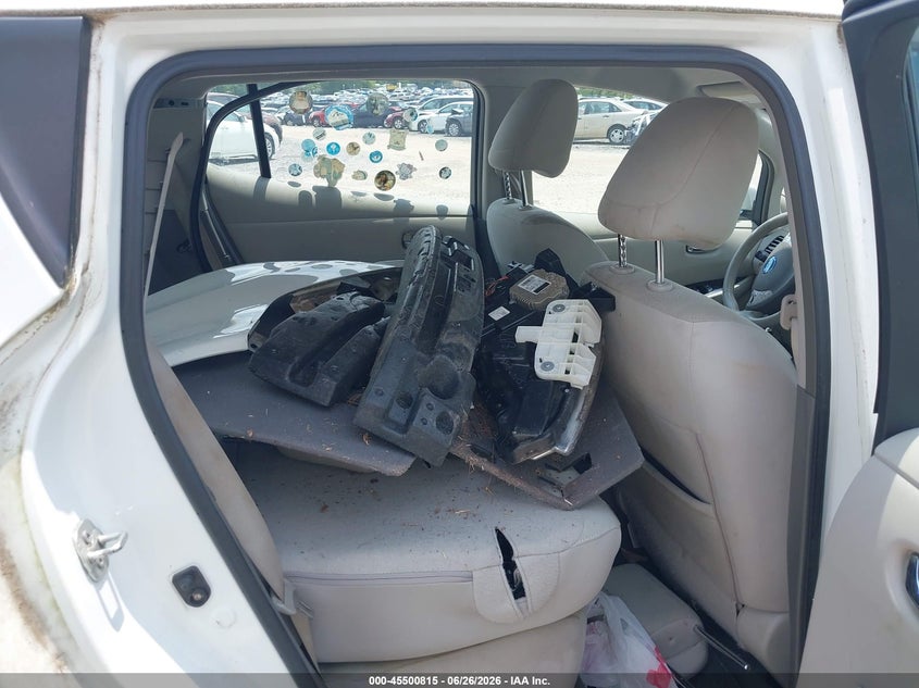 2013 Nissan Leaf VIN 1N4AZ0CP7DC418567 IAAI salvage auction — NORMAL WEAR, Clear (North Carolina), sold $400 on 2026-07-10 (photo 8)