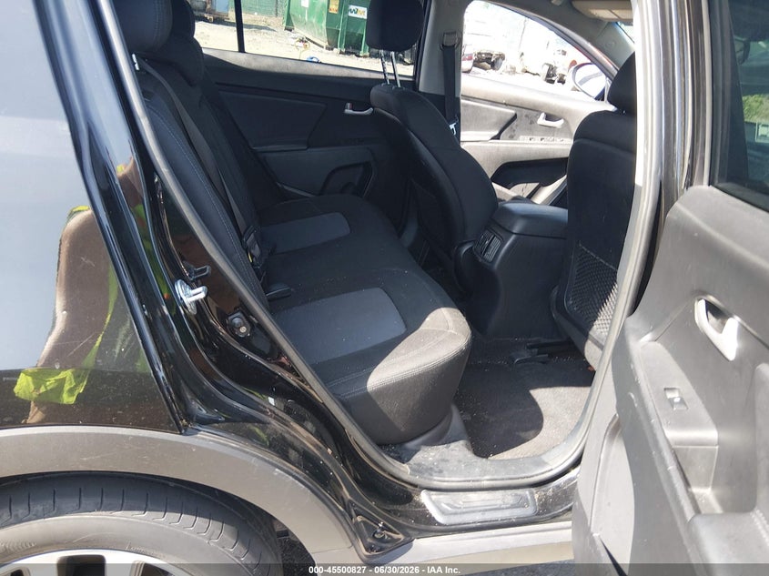 2015 Kia Sportage VIN KNDPB3AC4F7701255 IAAI salvage auction — SIDE, Salvage - Greater Than 75% (Maryland), sold $600 on 2026-07-23 (photo 8)