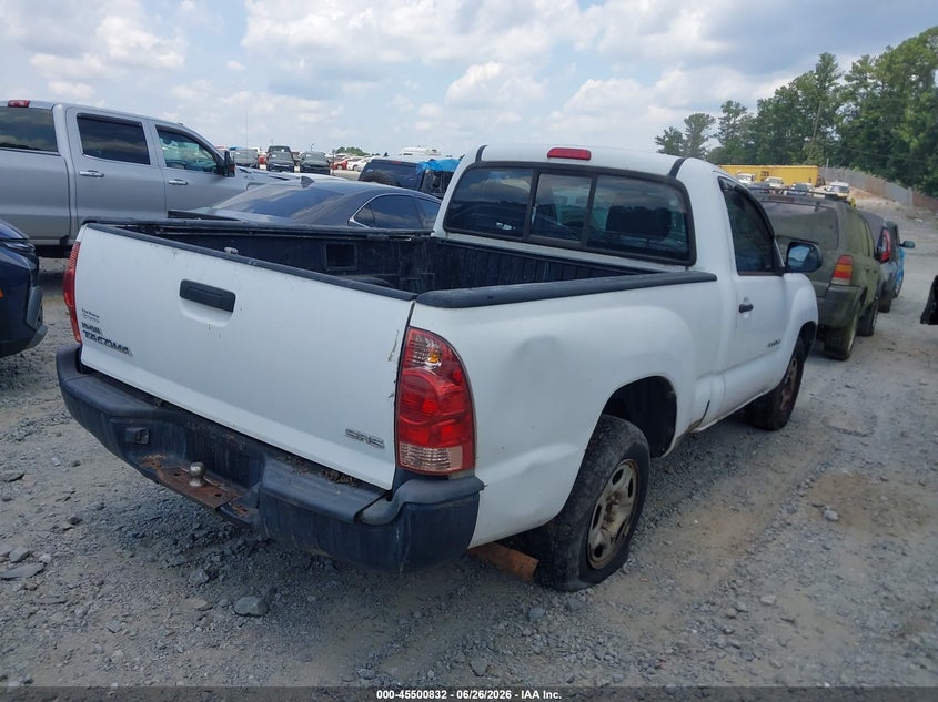 2007 Toyota Tacoma VIN 5TENX22N87Z458269 IAAI salvage auction — NORMAL WEAR, Clear (Georgia), sold $2,600 on 2026-07-07 (photo 4)