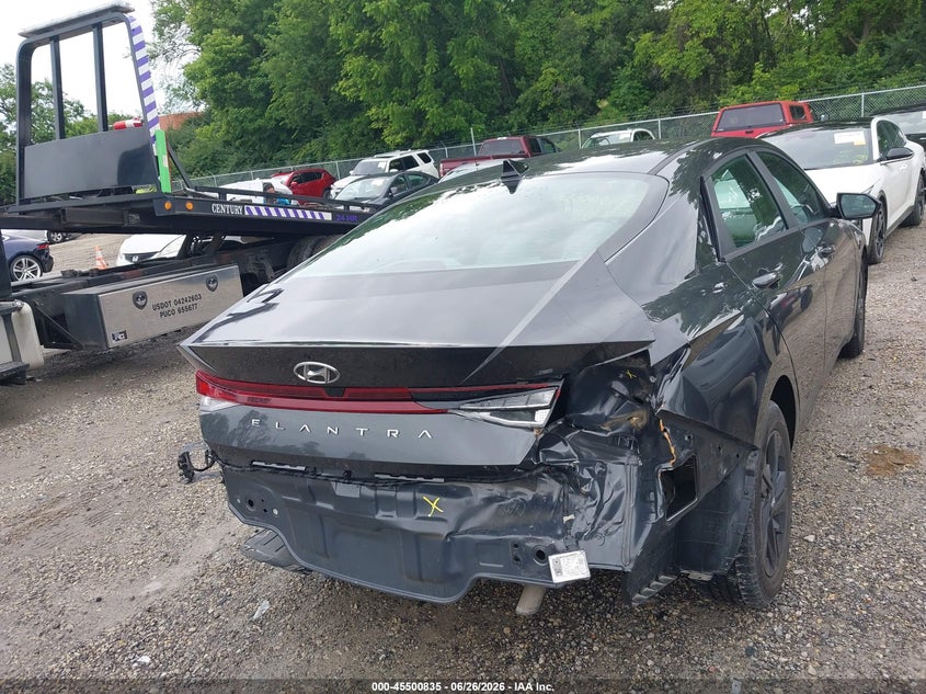 2022 Hyundai Elantra VIN 5NPLS4AG8NH078627 IAAI salvage auction — REAR END, Salvage (Ohio), sold $4,050 on 2026-07-21 (photo 6)