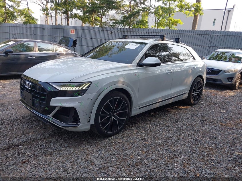 2019 Audi Q8 VIN WA1FVAF17KD040597 IAAI salvage auction — FRONT END, Salvage (New Jersey), sold $20,200 on 2026-07-29 (photo 2)