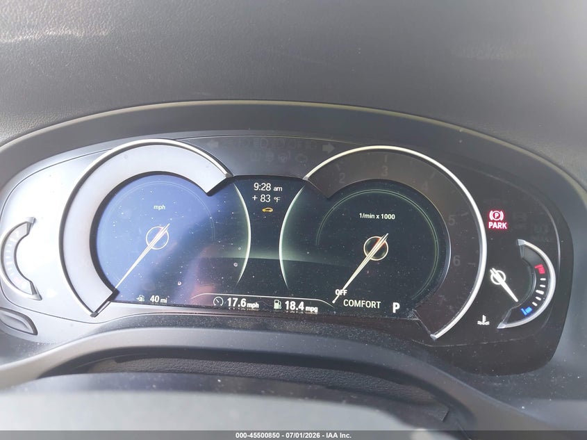 2019 BMW X3 VIN 5UXTR9C50KLE14705 IAAI salvage auction — UNKNOWN, Salvage (South Carolina), sold $1,850 on 2026-07-28 (photo 7)