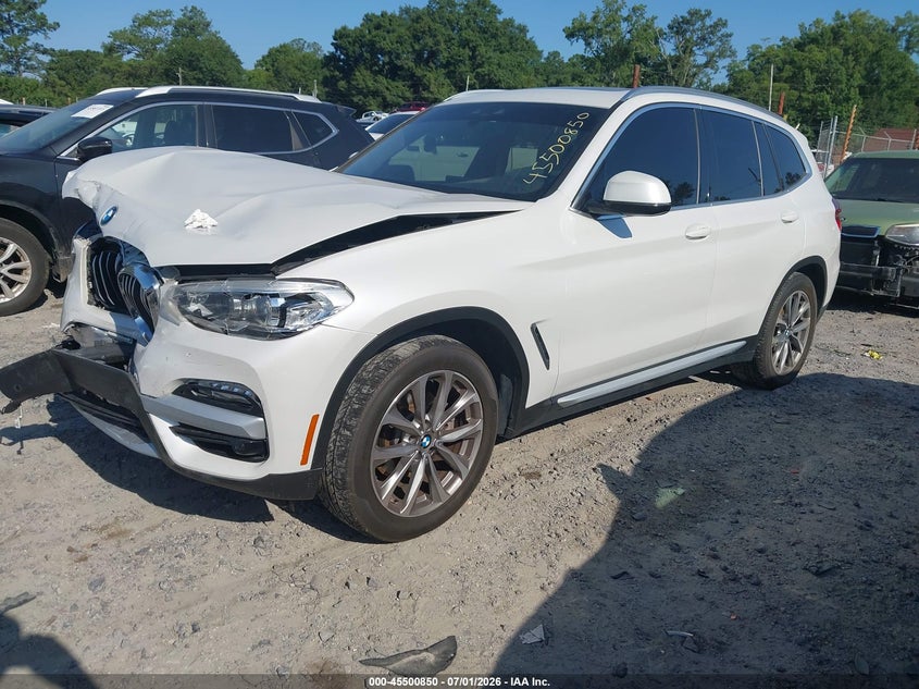 2019 BMW X3 VIN 5UXTR9C50KLE14705 IAAI salvage auction — UNKNOWN, Salvage (South Carolina), sold $1,850 on 2026-07-28 (photo 2)