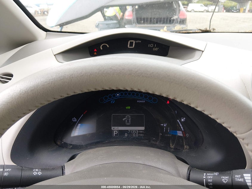 2012 Nissan Leaf VIN JN1AZ0CP7CT022781 IAAI salvage auction — NORMAL WEAR, Clear - Public Restricted (Oregon), sold $300 on 2026-07-13 (photo 7)