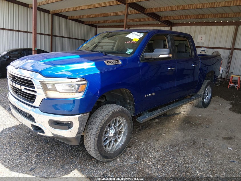2019 Ram 1500 VIN 1C6SRFFTXKN664838 IAAI salvage auction — REAR END, Salvage (Idaho), sold $7,100 on 2026-09-06 (photo 2)