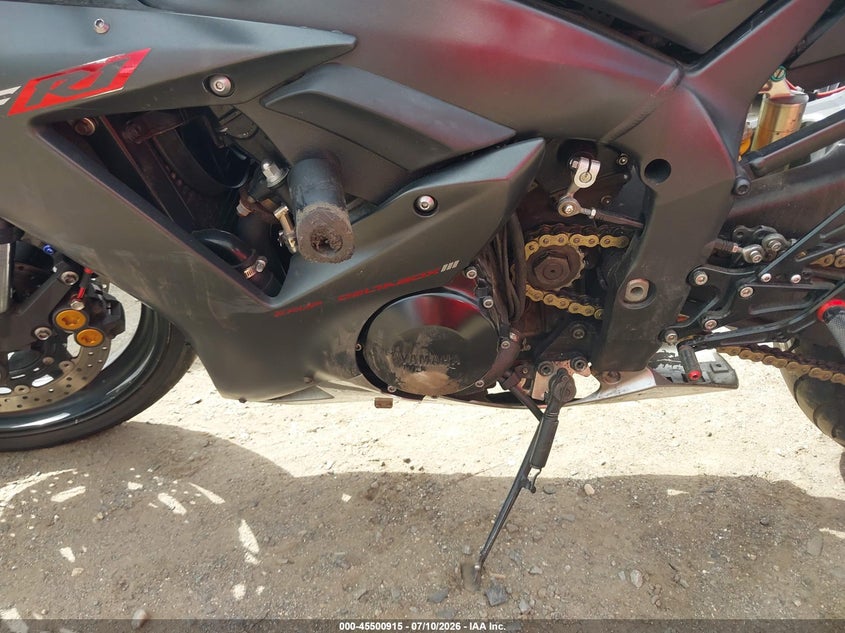 2003 Yamaha Yzfr1 VIN JYARN10E33A012454 IAAI salvage auction — LEFT FRONT, Clear (Massachusetts), sold $25 on 2026-07-22 (photo 9)