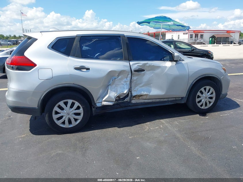 2017 Nissan Rogue VIN KNMAT2MV7HP518073 IAAI salvage auction — SIDE, Rebuildable (Florida), sold $1,600 on 2026-07-23 (photo 6)