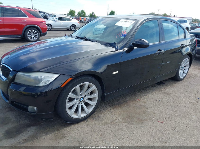 2008 BMW 3 series VIN WBAVA37548NL50734 IAAI salvage auction — FRONT END, Salvage (California), sold $875 on 2026-07-29 (photo 2)