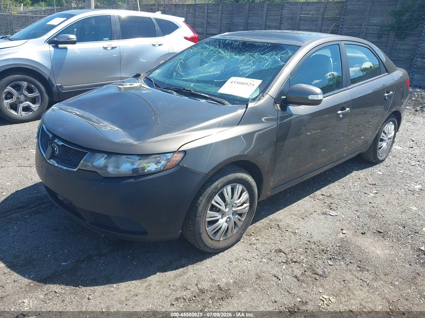 2010 Kia Forte VIN KNAFU4A21A5837718 IAAI salvage auction — FRONT END, Clear (Massachusetts), sold $400 on 2026-07-17 (photo 2)