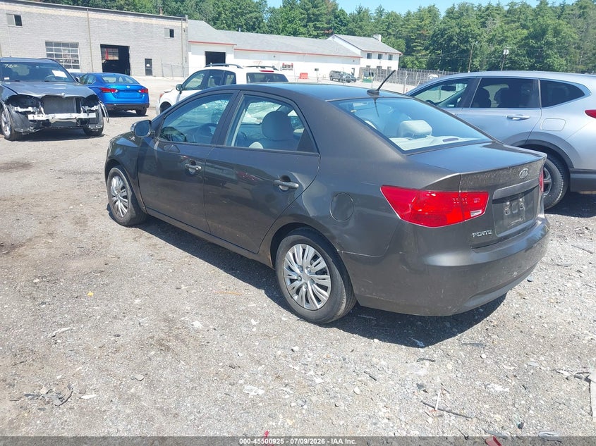 2010 Kia Forte VIN KNAFU4A21A5837718 IAAI salvage auction — FRONT END, Clear (Massachusetts), sold $400 on 2026-07-17 (photo 3)