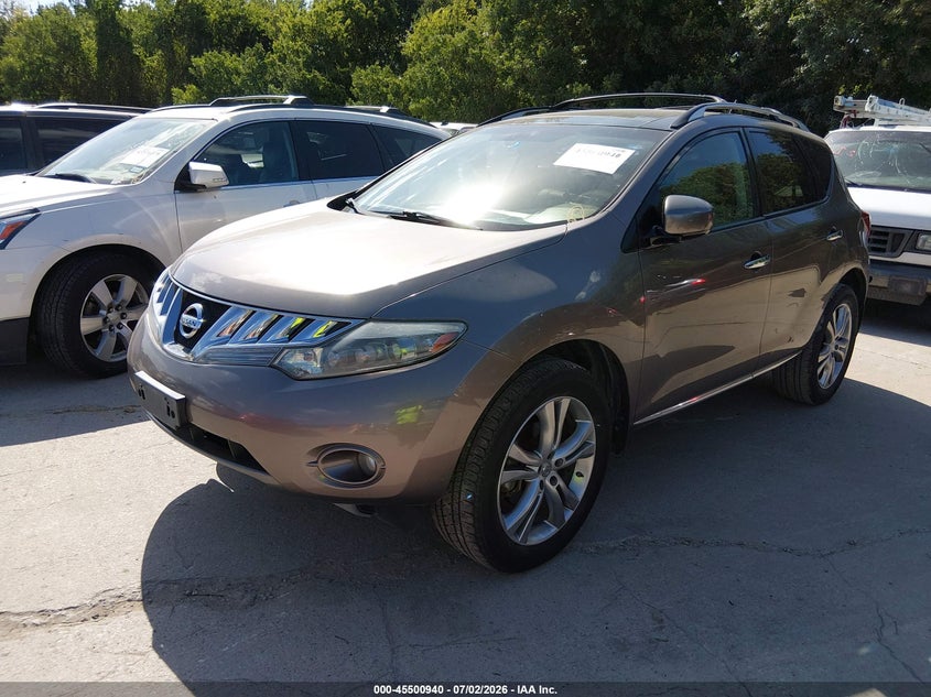 2010 Nissan Murano VIN JN8AZ1MU9AW011451 IAAI salvage auction — NORMAL WEAR, Original (Texas), sold $475 on 2026-07-20 (photo 2)