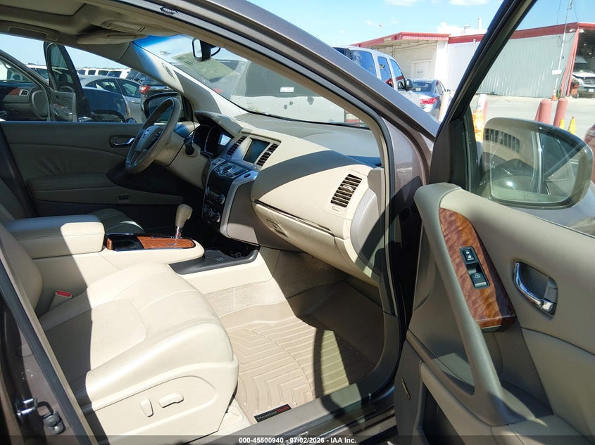 2010 Nissan Murano VIN JN8AZ1MU9AW011451 IAAI salvage auction — NORMAL WEAR, Original (Texas), sold $475 on 2026-07-20 (photo 5)