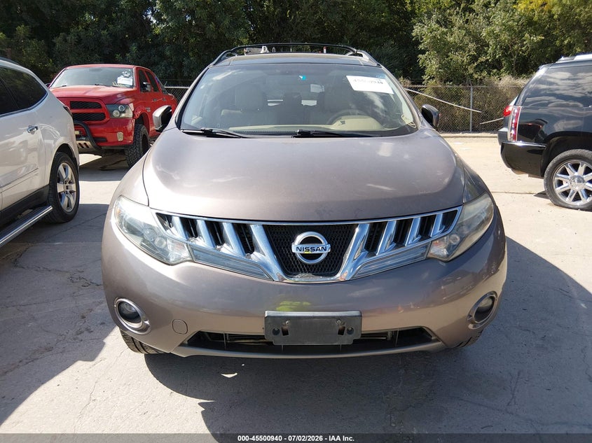 2010 Nissan Murano VIN JN8AZ1MU9AW011451 IAAI salvage auction — NORMAL WEAR, Original (Texas), sold $475 on 2026-07-20 (photo 6)