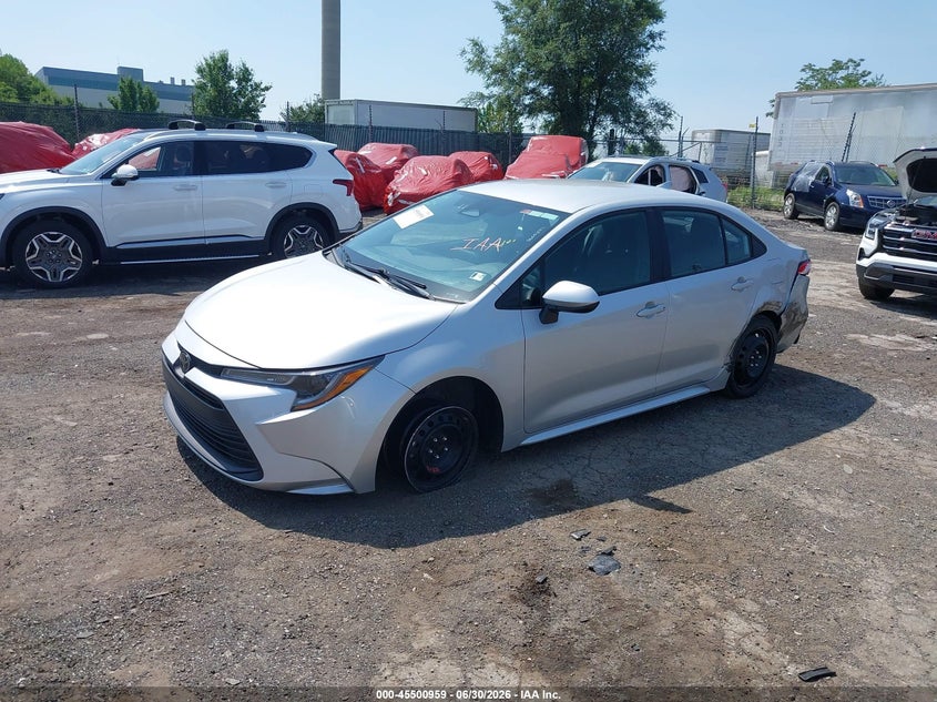 2025 Toyota Corolla VIN 5YFB4MDE1SP265223 IAAI salvage auction — LEFT REAR, Salvage Title, sold $8,600 on 2026-07-10 (photo 2)