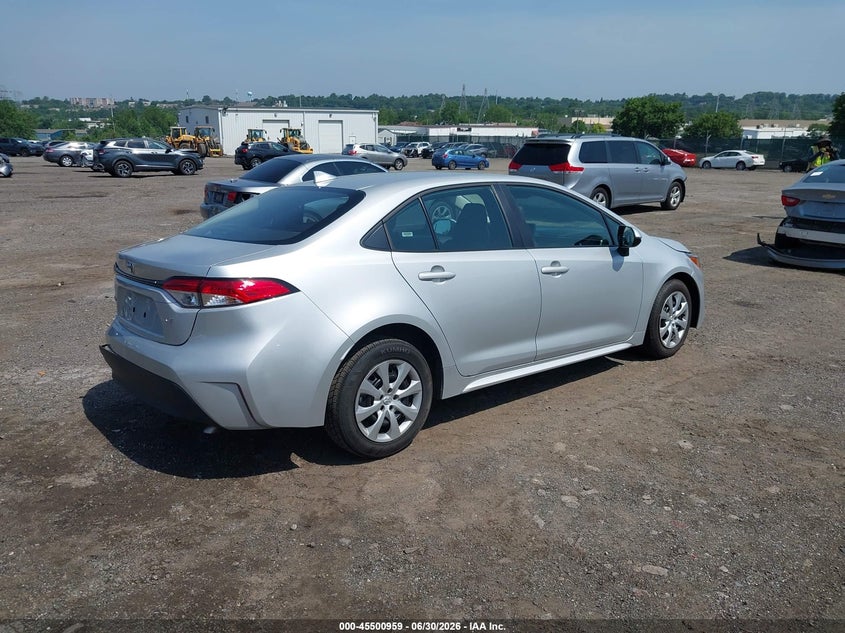 2025 Toyota Corolla VIN 5YFB4MDE1SP265223 IAAI salvage auction — LEFT REAR, Salvage Title, sold $8,600 on 2026-07-10 (photo 4)