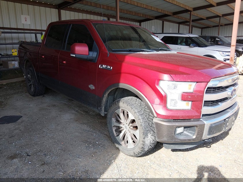 2015 Ford F-150 VIN 1FTEW1EF3FFC76492 IAAI salvage auction — SIDE, Salvage (Louisiana), sold $5,500 on 2026-07-26 (photo 1)