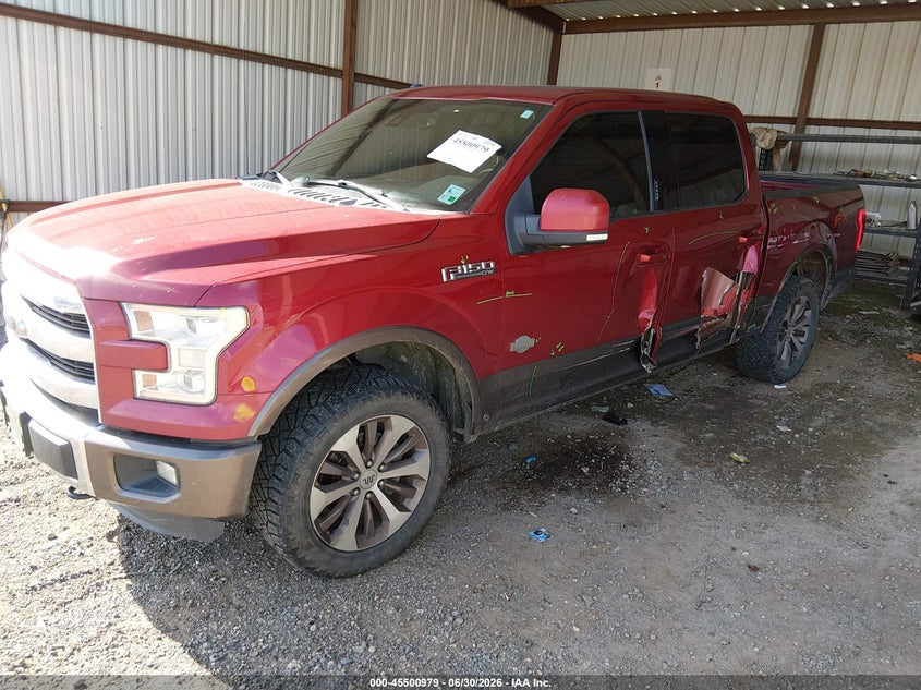 2015 Ford F-150 VIN 1FTEW1EF3FFC76492 IAAI salvage auction — SIDE, Salvage (Louisiana), sold $5,500 on 2026-07-26 (photo 2)