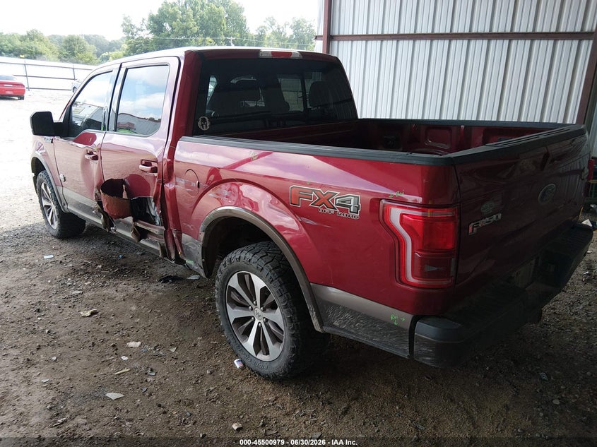 2015 Ford F-150 VIN 1FTEW1EF3FFC76492 IAAI salvage auction — SIDE, Salvage (Louisiana), sold $5,500 on 2026-07-26 (photo 3)