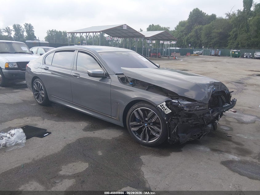 2020 BMW 7er VIN WBA7U6C02LBM63023 IAAI salvage auction — FRONT END, Salvage - Greater Than 75% (Maryland), sold $10,400 on 2026-07-18 (photo 1)
