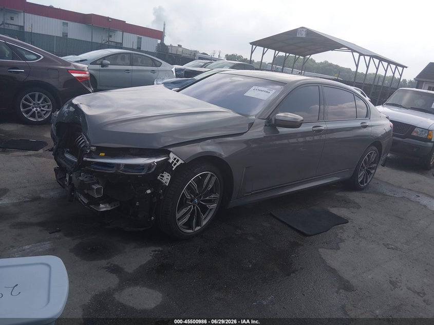 2020 BMW 7er VIN WBA7U6C02LBM63023 IAAI salvage auction — FRONT END, Salvage - Greater Than 75% (Maryland), sold $10,400 on 2026-07-18 (photo 2)