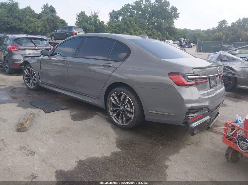 2020 BMW 7er VIN WBA7U6C02LBM63023 IAAI salvage auction — FRONT END, Salvage - Greater Than 75% (Maryland), sold $10,400 on 2026-07-18 (photo 3)