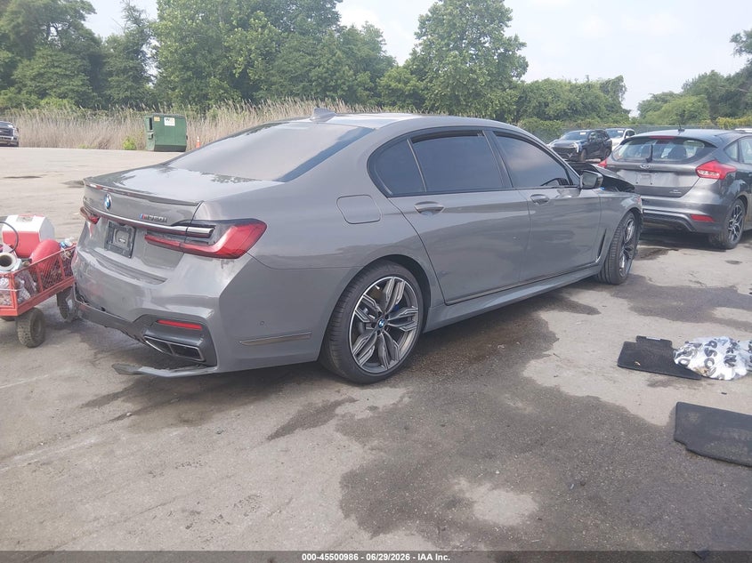2020 BMW 7er VIN WBA7U6C02LBM63023 IAAI salvage auction — FRONT END, Salvage - Greater Than 75% (Maryland), sold $10,400 on 2026-07-18 (photo 4)