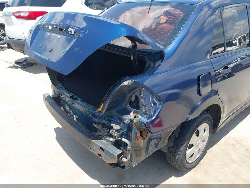 2011 Nissan Versa VIN 3N1CC1AP6BL432820 IAAI salvage auction — REAR END, Salvage (Texas), sold $300 on 2026-07-18 (photo 6)