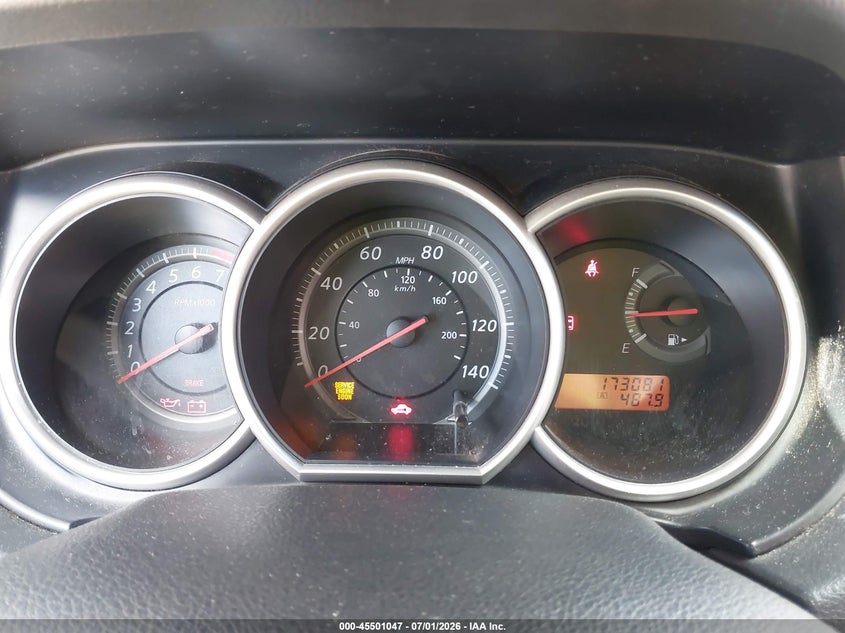 2011 Nissan Versa VIN 3N1CC1AP6BL432820 IAAI salvage auction — REAR END, Salvage (Texas), sold $300 on 2026-07-18 (photo 7)