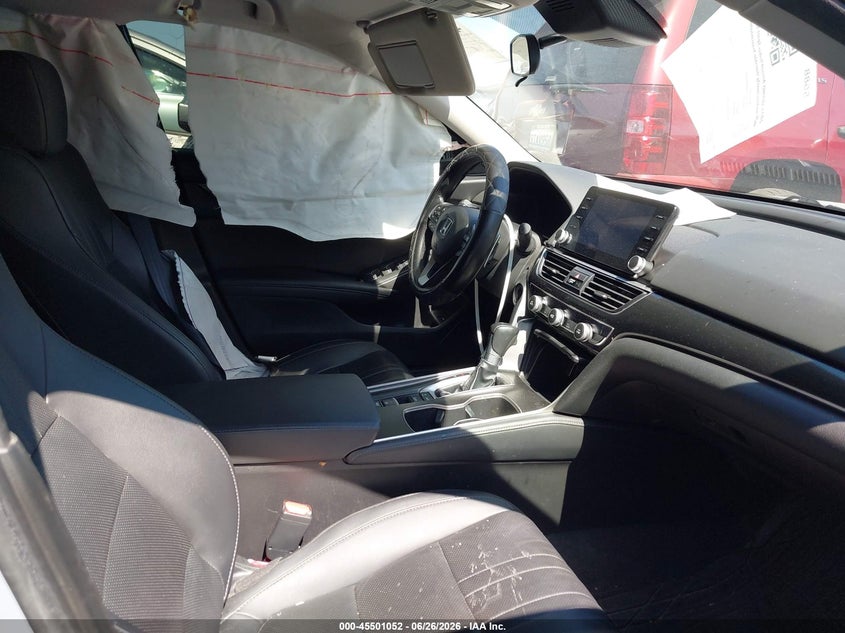 2021 Honda Accord VIN 1HGCV1F40MA051580 IAAI salvage auction — REAR END, Wait Title, sold $6,600 on 2026-07-31 (photo 5)