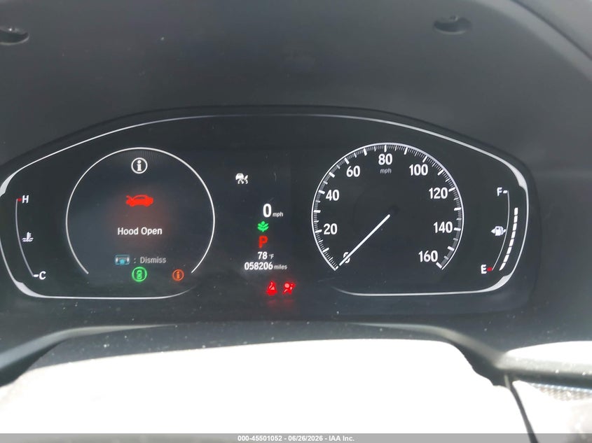 2021 Honda Accord VIN 1HGCV1F40MA051580 IAAI salvage auction — REAR END, Wait Title, sold $6,600 on 2026-07-31 (photo 7)
