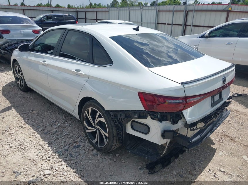 2025 Volkswagen Jetta VIN 3VWGX7BU8SM051472 IAAI salvage auction — REAR END, Original (Texas), sold $13,650 on 2026-09-03 (photo 3)