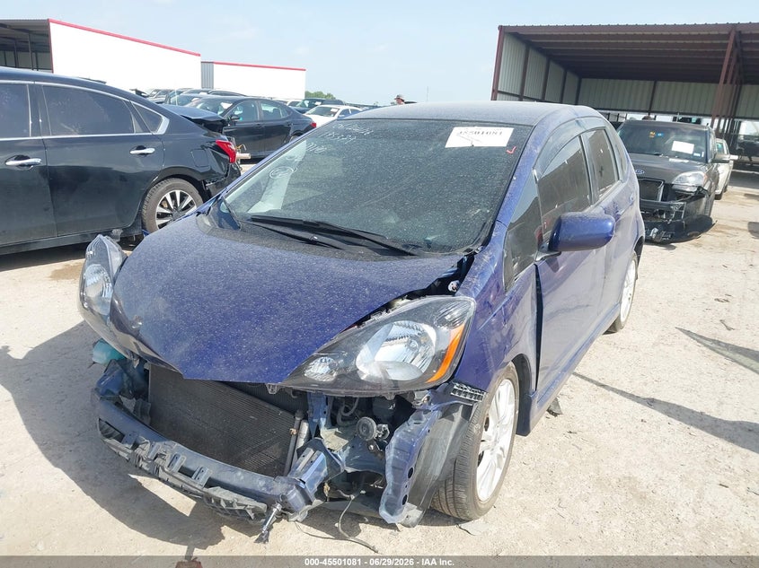 2009 Honda Fit VIN JHMGE87479S074491 IAAI salvage auction — FRONT END, Salvage (Texas), sold $375 on 2026-07-28 (photo 2)