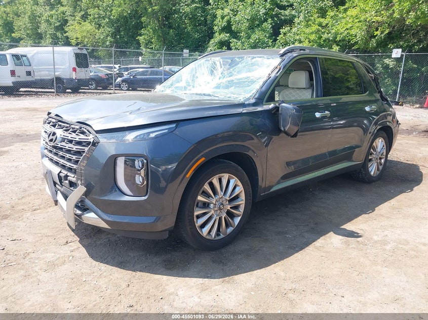 2020 Hyundai Palisade VIN KM8R54HE9LU088300 IAAI salvage auction — FRONT & REAR, Salvage - Greater Than 75% (Maryland), sold $3,450 on 2026-07-28 (photo 2)