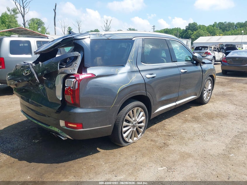 2020 Hyundai Palisade VIN KM8R54HE9LU088300 IAAI salvage auction — FRONT & REAR, Salvage - Greater Than 75% (Maryland), sold $3,450 on 2026-07-28 (photo 4)