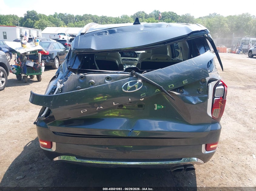 2020 Hyundai Palisade VIN KM8R54HE9LU088300 IAAI salvage auction — FRONT & REAR, Salvage - Greater Than 75% (Maryland), sold $3,450 on 2026-07-28 (photo 6)