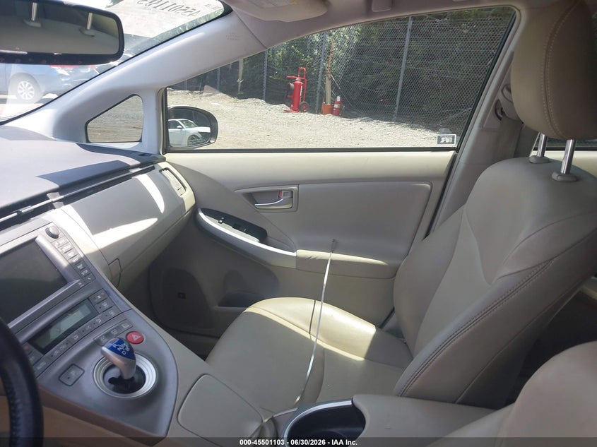 2013 Toyota Prius VIN JTDKN3DU2D1622642 IAAI salvage auction — NORMAL WEAR, Clear (Pennsylvania), sold $3,150 on 2026-07-10 (photo 5)
