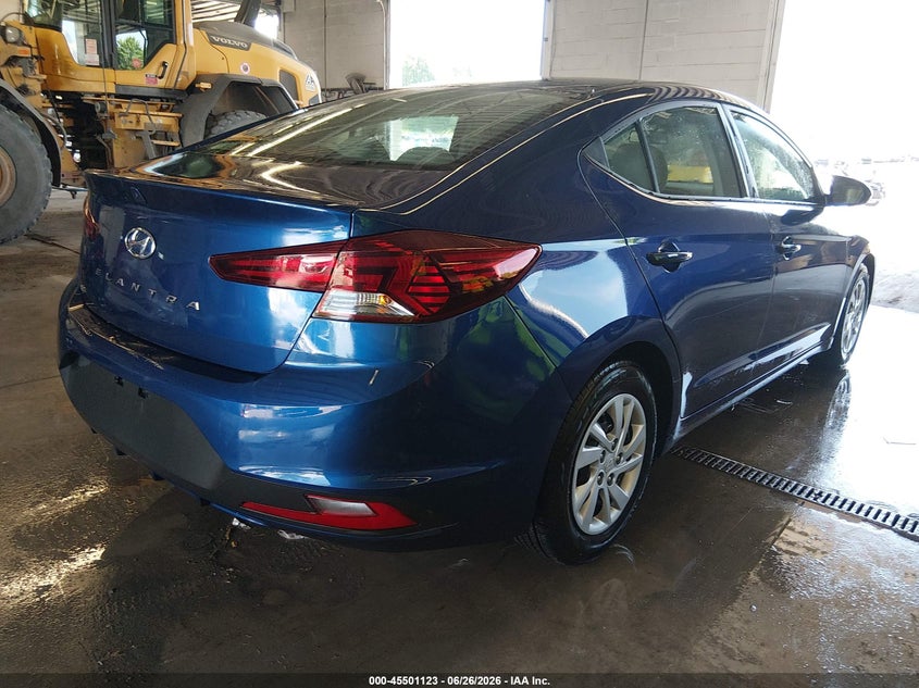 2020 Hyundai Elantra VIN 5NPD74LF0LH609973 IAAI salvage auction — HAIL, Sf97 (New York), sold $7,600 on 2026-08-20 (photo 4)
