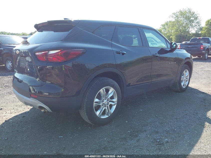 2022 Chevrolet Blazer VIN 3GNKBHR41NS112241 IAAI salvage auction — NORMAL WEAR, Sf97 (New Jersey), sold $15,150 on 2026-08-18 (photo 4)